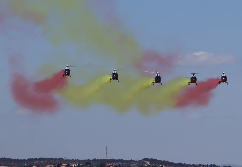 La patrulla Aspa desde su creacin en 2003 ha empleado el Airbus Helicopters EC120. (foto Julio Maz